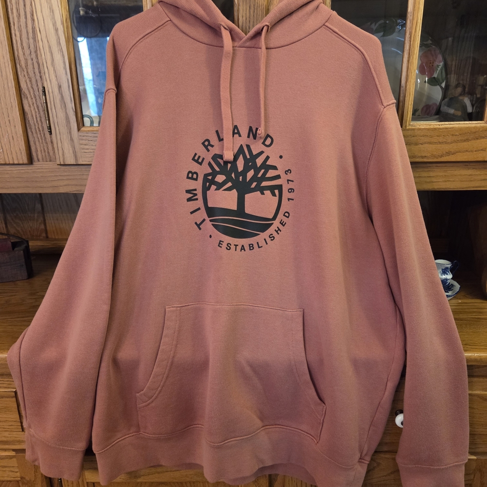 Timberland Men's Pink Hoodie